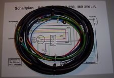 Kabelbaum / Kabelstrang für  Adler M 250, MB 250, MB 250-S, Kabelsatz