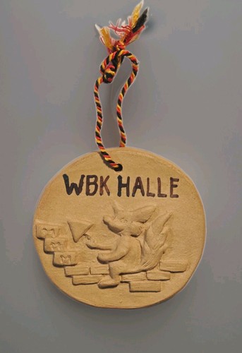 Ddr ton medaille plakette veb - ddr,