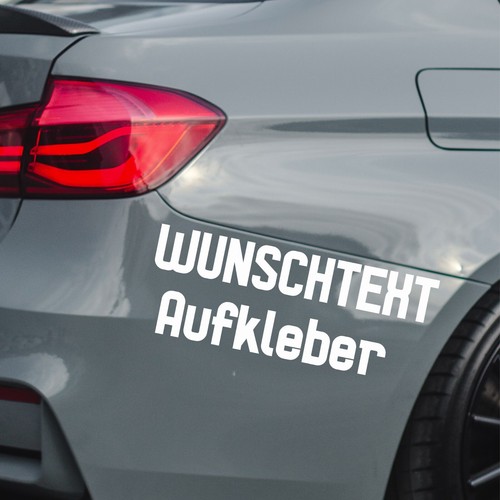 Auto sticker texte - auto,