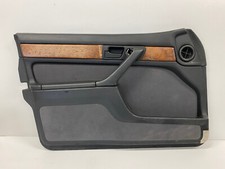 BMW 7er E32 Türverkleidung Türtafel vorne links Holzdekor Stoff Anthrazit