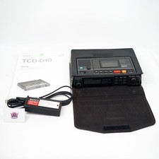 Sony TCD-D10 tragbarer DAT-Recorder Player mit Netzteil Gehäuse Handbuch gete...