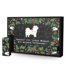 Befüllbarer Adventskalender Havaneser Moment - Geschenk Bichón Habanero Sche..