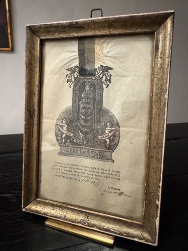 Antike reliquie der madonna - der,