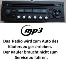 RADIO STEREO  RD4 N2 MP3  207 307 807 PARTNER CITROEN C2 C3 C8 BERLINGO JUMPER