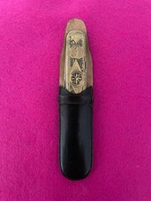 Vintage Toledo - Klappmesser Solingen - Hugo Bauermann mit Lederetui - Germany