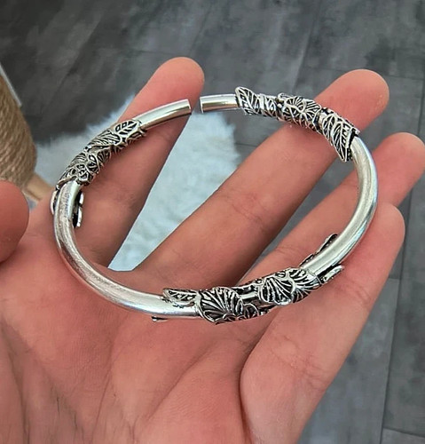 Edles manschetten armband 925 - manschetten,