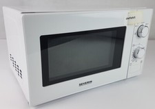 Severin MW 7890, Mikrowelle, 700 Watt, Weiß-Chrom, Standgerät, DEFEKT