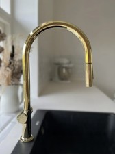 Hansgrohe Talis M54 Küchenarmatur – NEU, Messing poliert, 2-Strahl