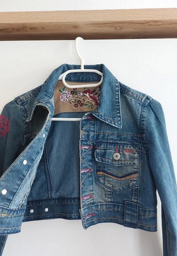 Kurze jeansjacke denim von - denim,