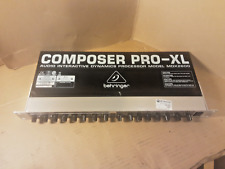 Behringer Composer Pro-Xl Mdx2600 2 Kanal Kompressor Limiter Expander Gate