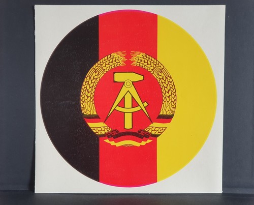 Ddr hoheitszeichen kfz trabant - ddr,