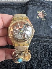 Swatch Damenuhr 1997 Gold