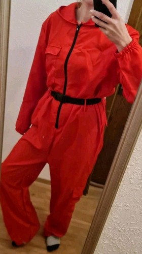 175 180 overall rot damen - 180,