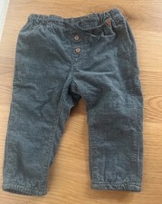 Cordhose H&M Gr. 80 jungs Baby grau Top Zustand