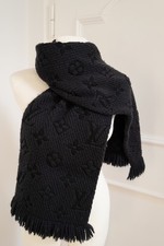 Original Louis Vuitton Schal Logomania Wolle & Seide Monogram Schal