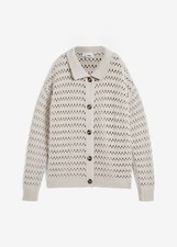 Neu Ajour-Strickjacke Gr