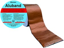 Bitumenband, Aluband, Reparaturband, Dachdeckerband 10 m - in 7 versch. Farben