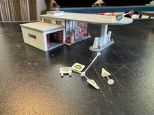 Faller H0 130347 Tankstelle BP recht guter Zustand