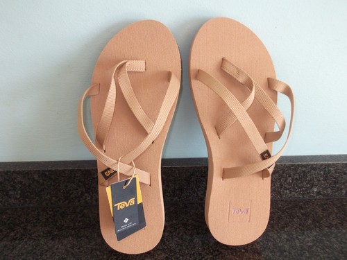 Teva braun flip flop - flop, damen