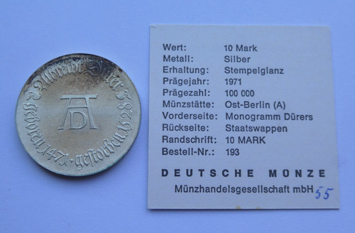 Mark ddr 1971 albrecht - mark,