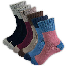 6 Paar Alpaka Socken Thermosocken Wollsocken Herren Damen Norweger Wintersocken