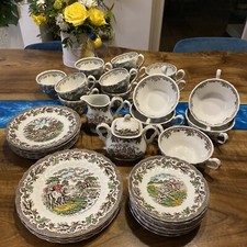 Geschirrset Myotts „Country Life“, Fine Staffordshire ware, England, Service