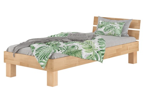 Einzelbett holzbett buche - einzelbett,