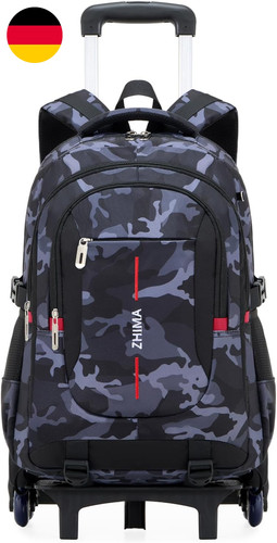 Schulrucksack mit rollen für - rollen,