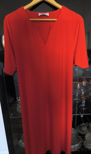 Damen sommerkleid rot denim - rot, &