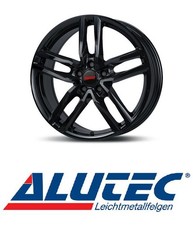 4x Alutec Ikenu 8X18 5/105 ET38 Diamant-Schwarz