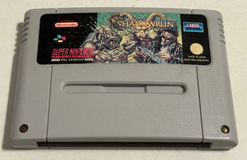Shadowrun snes super nintendo - shadowrun,