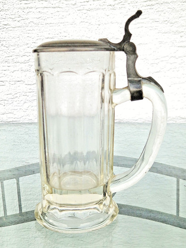 Antike glas krug mit - antike,