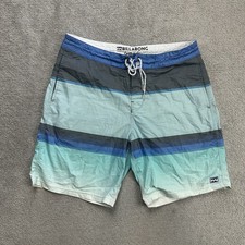 BILLABONG Herren Badehose Badeshorts Gr. 32 Beach Board Shorts Logo 16501 Blau