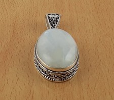 Weißer Regenbogen Stein 925