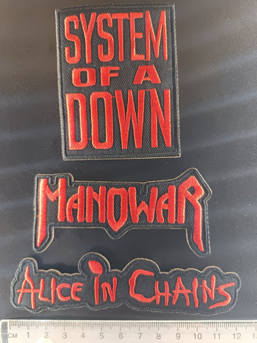 Patches set heavy metal 3er - patches-set,
