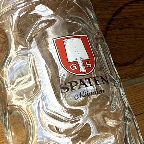 Glas bierkrug maßkrug - 1,