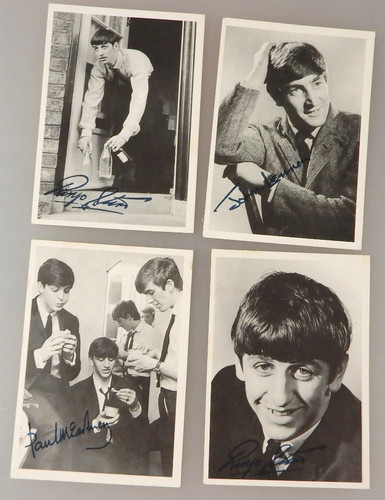 Autogramme the beatles - 4, auf