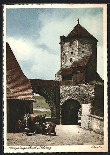Nabburg szene mit - szene, am