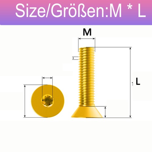 Alu senkkopfschrauben - alu,