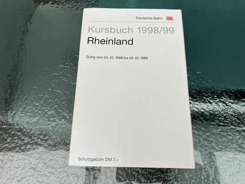 Kursbuch 1998 rheinland - db-kursbuch,