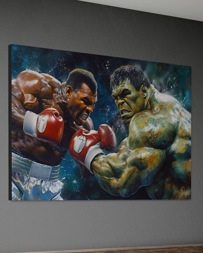 Hulk mike tyson leinwandbild - hulk,