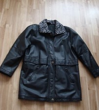 Lederjacke Damen echt Leder Größe 42 Reißverschluss Futter wenig getragen robust