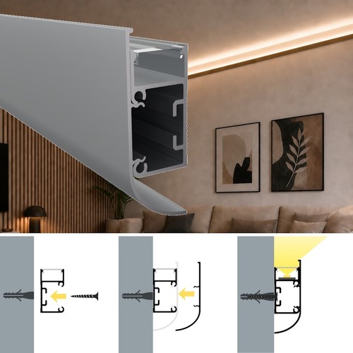 Led alu profil wall - alu,