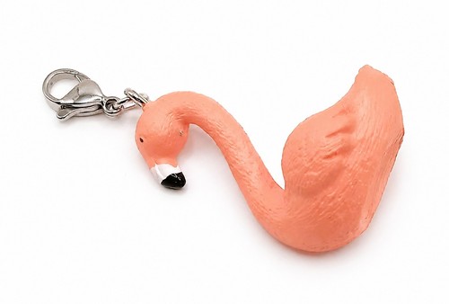 Flamingo charm clip anhänger - clip,
