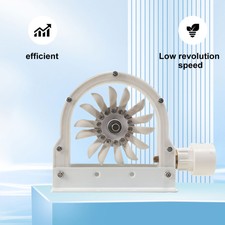 Hocheffiziente Pelton Turbine 300W Wasserturbine Hydraulischer Wasserkraftwerk