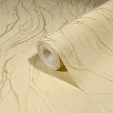 Tapete Gelb Struktur Klassisch