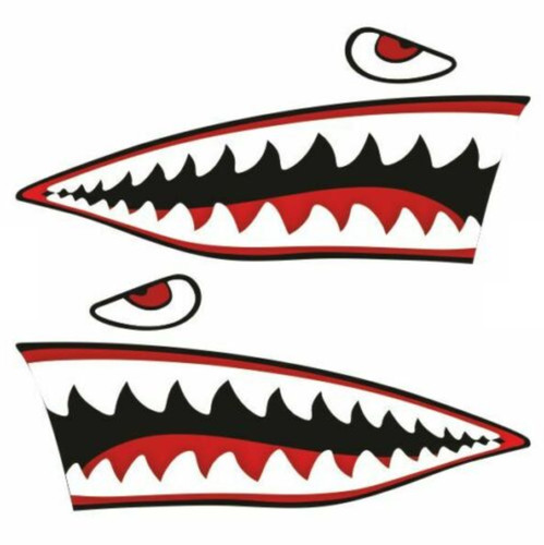 Hai aufkleber 20cm - hai, haifisch