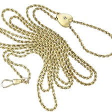 Heart Diamond Chain Necklace