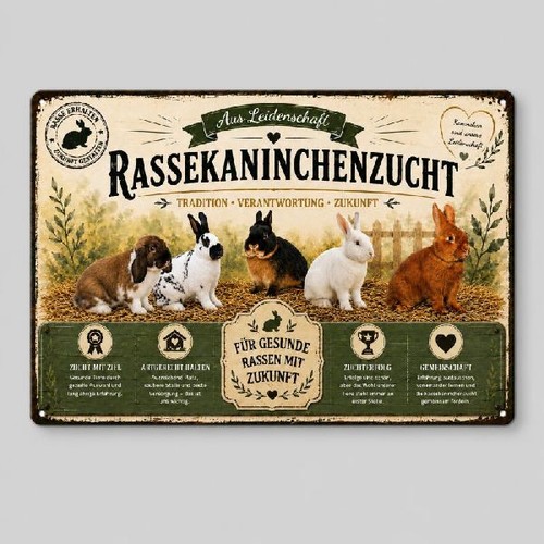 Blechschild