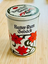 DDR Blechdose, Butter-Rum-Gebäck, Delikat